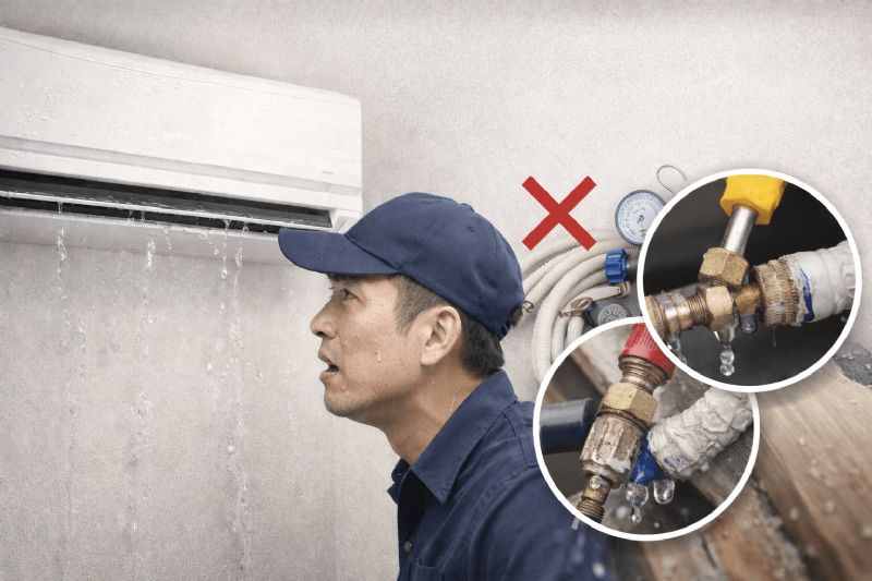 冷氣總修不好別只怪機器，安裝問題才是冷媒漏的關鍵